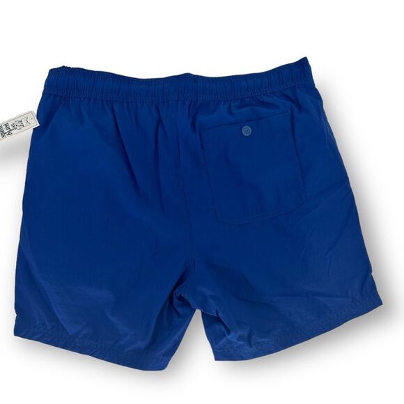 PARTY PANTS Nylon Solid Shorts NWT Blue - Picture 10 of 11